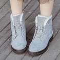 thumbnail image 2 of jovati Snow Boots Flat-Heel Autumn And Winter Plus Size Cotton Short Womens Boots, 2 of 9