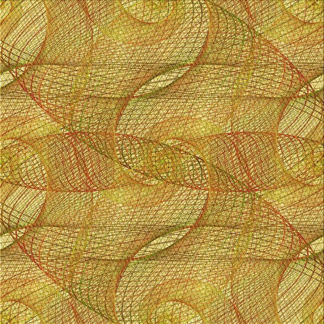 Ahgly Company Machine Washable Indoor Square Transitional Golden Brown Yellow Area Rugs, 5' Square