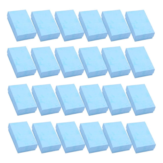 24 Pieces Jewelry Gift Box Cardboard Jewelry Holder Cases - Blue, 8.5x5x2.5cm