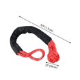 thumbnail image 4 of 2 Pcs Corde de Manille Souple Synthétique pour Remorquage hors Route, Accessoires de Récupération de Treuil d'ATV avec Manche de Protection, Sangle, Remorque Portable, Facile à Transporter, 4 of 7