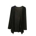 thumbnail image 2 of TopLLC Ensembles de Pyjama Ensembles de Détente pour Femmes, Vêtements de Nuit pour Femmes Blouse pour Femmes Uni Décontracté Mode Col Rond Manches Longues Régulières Hauts de Vêtements de Nuit Manches Longues Hauts de Pyjama, 2 of 3