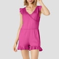 thumbnail image 2 of QHFBli Swim Romper with Built in Bra and Pockets Swim Dress Modest One Piece Swimsuit Full Coverage Bathing Suit, 2 of 6