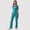 Sky Blue, variant on Amzcrzy Scrubs for Women Set V Neck Short Sleeve Scrubs Tops for Women and Elastic Waist Drawstring Scrub Pants for Women Casual Comfy Solid Color Workwear with Pockets M