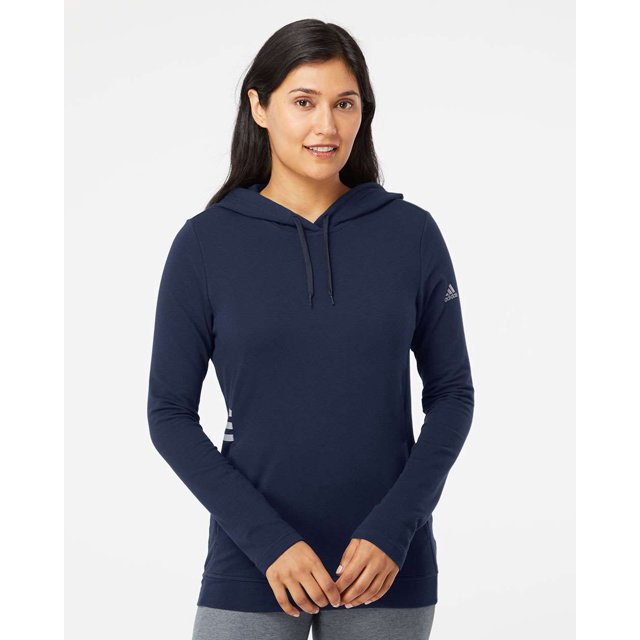 Sweat à Capuche Léger pour Femmes, P, Bleu Marine Collégial