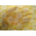 thumbnail image 4 of oneOone Cotton Silk Fabric Circle Block Printed Fabric 1 Yard 42 Inch Wide, 4 of 4