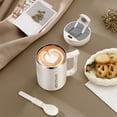 thumbnail image 1 of TIMIFIS Kitchen Appliances Coffee Mug Portable Double Layer Stainless Steel Mug with Lid and Handle Induction Heatable Insulated Coffee Mug for Travel Camping Office Storage & Organization, 1 of 7