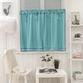 thumbnail image 1 of Meitianfacai Style Bowknot Short Curtains Kitchen Curtains Drift Window Student Bed Curtains, 1 of 8