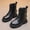 I-Black, variant on Kcodviy Boys and Girls Mesh Sugar Boots Toddler Lace Shoes Mesh Lace Girls Booties Boots Non Slip Breathable 1 Yr Old Girl Shoes Nude Boots