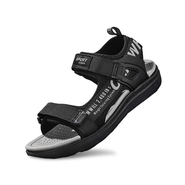 REDARER Boys' Summer Breathable Sandals – Open-Toe Comfortable Solid Color Shoes,for Size 6-7 Years