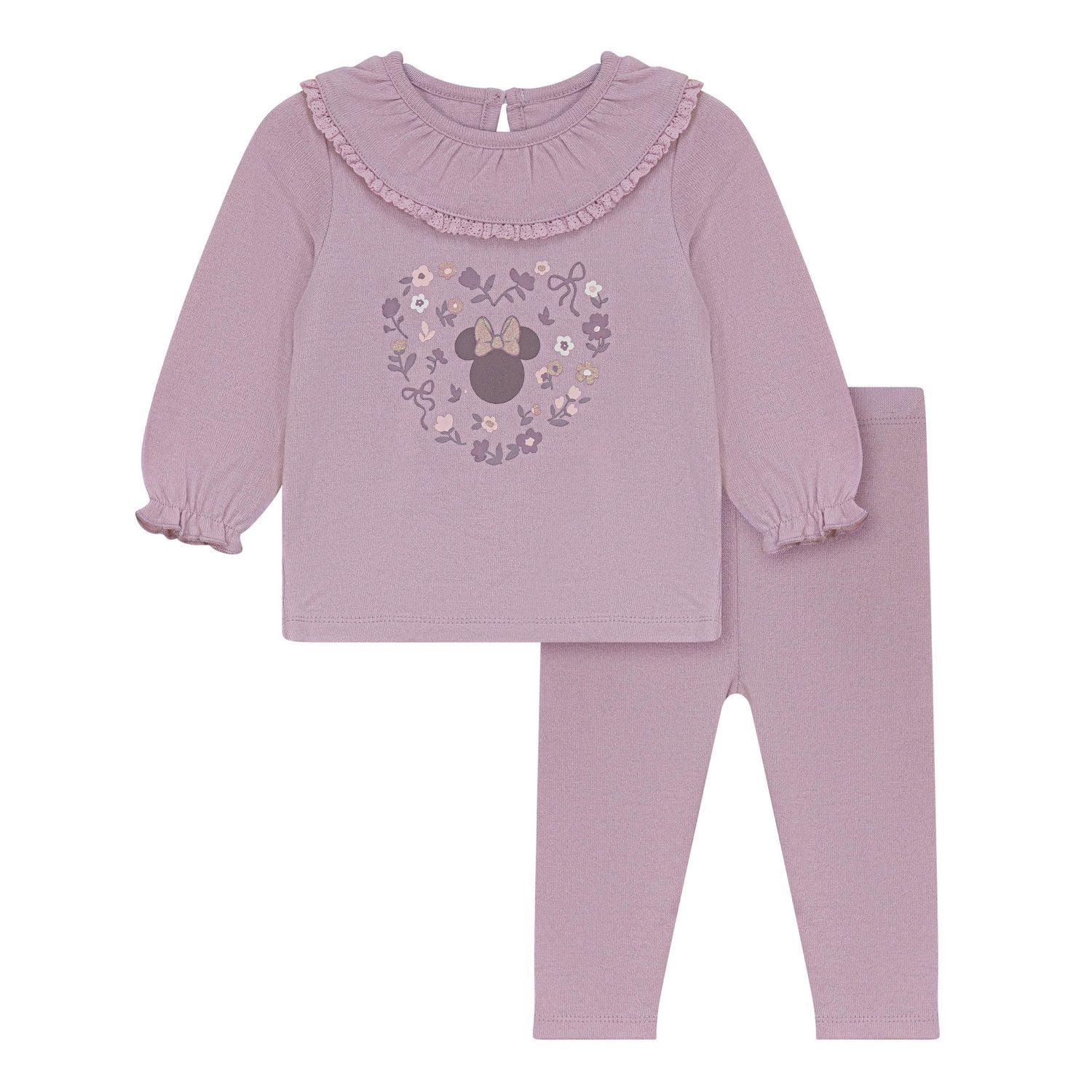 Disney Minnie Mouse Ensemble 2-pièces Haut et Pantalon Legging pour Bébé Fille