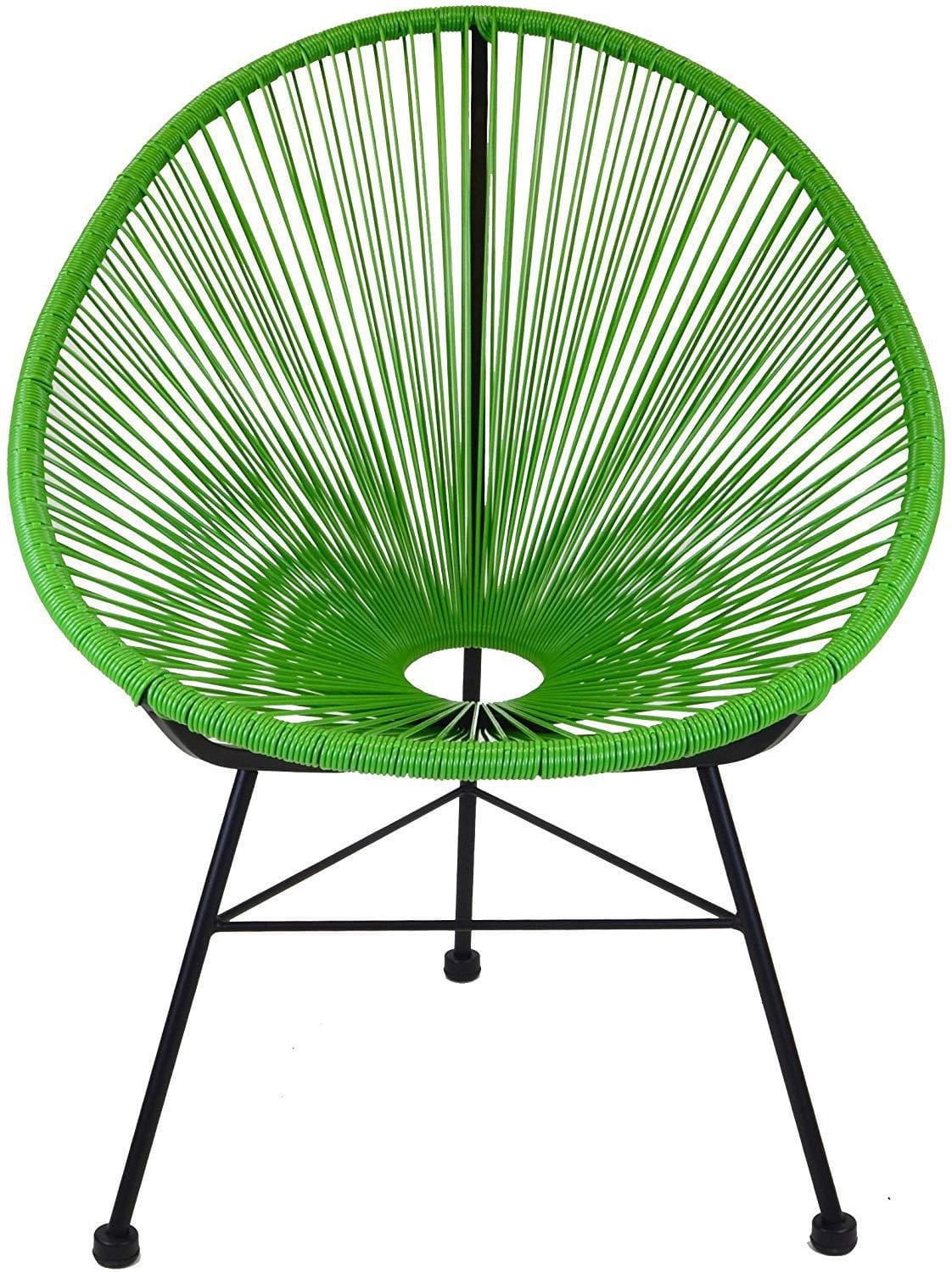 Plata Import - Chaise Acapulco Wire de couleur verte