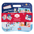 thumbnail image 1 of Kit d'art pour bureau à genoux Holiday Time Blue Christmas Friends, 1 of 5