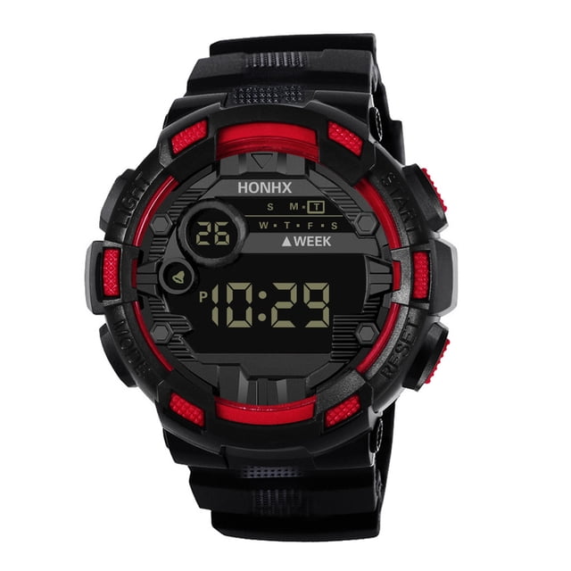 HONHX Luxury Mens Digital LED Watch Date Sport Men Outdoor Electronic Watch