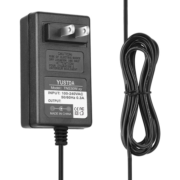 Yustda Ac Dc Adapter Replacement for Fanatec Porsche 911 GT3 RS GT3RS, Turbo S Force V2 Wheel USPS3 Xbox 360 Windows PC Gaming Wheels P,N: 110100632 ReplacemenSupply Cord