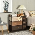 thumbnail image 2 of Costway 7-Drawer Dresser Storage 3-Tier Organizer Tower Steel Frame Wooden Top, 2 of 10