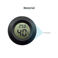thumbnail image 2 of 10-Pack Hygrometer Thermometer Digital LCD Monitor Humidity Meter Gauge for Humidifiers Dehumidifiers, 2 of 7
