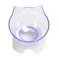 thumbnail image 1 of Plastic Pet Bowl - Elevated, Anti-Choking Design, for Cats and Small Dogs, Dishwasher Safe, 1 of 7