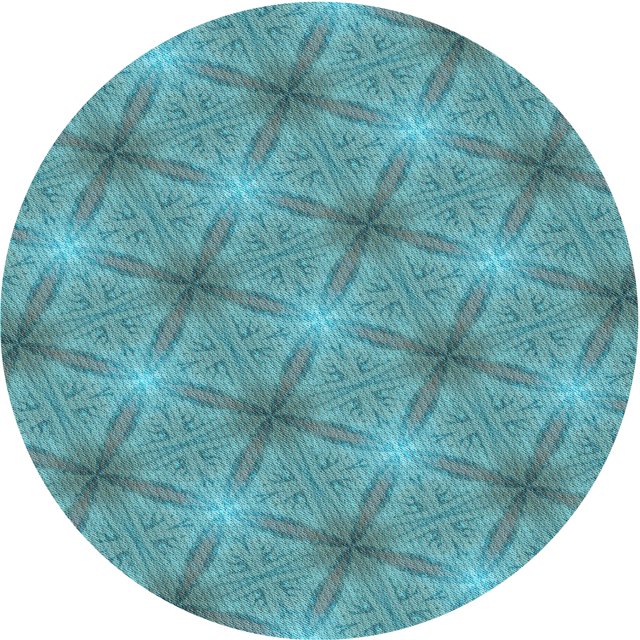 Ahgly Company Tapis Rond Lavable en Machine Intérieur Transitionnel Vert Profond, 5 Pieds Rond