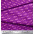 thumbnail image 3 of Soimoi Purple Poly Georgette Fabric Poker Card Symbol Fabric Prints By Yard 42 Inch Wide, 3 of 3
