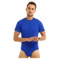 thumbnail image 1 of XZNGL Mens Short Pajamas Mens Short Sleeve Round Neck Connected Button Breathable Home Pajamas, 1 of 9