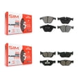 thumbnail image 1 of SIM Front Rear Semi-Metallic Brake Pads Kit for Car BMW 328i xDrive 323i X1 328xi KSM-100416, 1 of 8