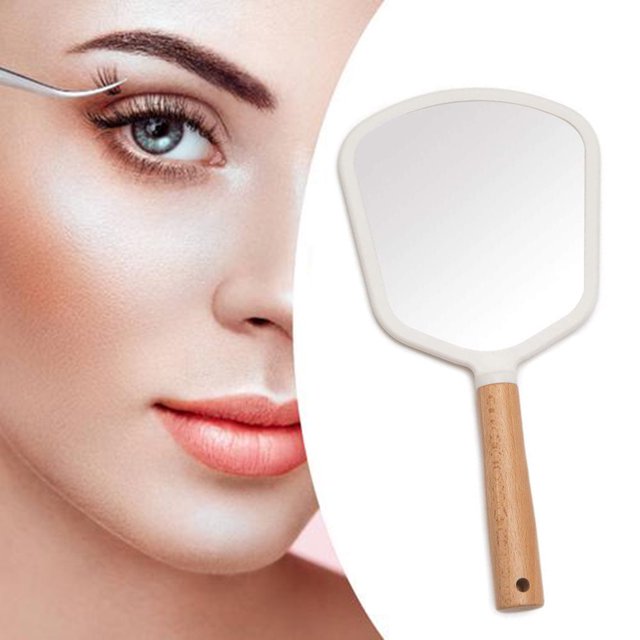 Hand Mirror Portable Vanity Mirror Hand Mirror Travel Makeup Mirror Portable Vanity Mirror With Wooden Handle