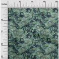 thumbnail image 2 of oneOone Viscose Chiffon Dark Green Fabric Abstract Floral Craft Projects Decor Fabric Printed By The Yard 42 Inch Wide, 2 of 5