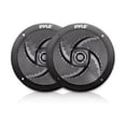 thumbnail image 1 of Pyle PLMRS5B 5.25 Inch Waterproof Low Profile Marine Speakers, Black (2 Pack), 1 of 6