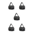 thumbnail image 3 of relayinert Foldable Storage Bag Travel Companion For All Occasions Waterproof Beach Bag black pantherpattern 5Set, 3 of 6
