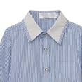 thumbnail image 4 of Chandail à Enfiler pour Tout-Petit Fille Rabais Tout-Petit Enfants Bébés Garçons Mode Manches Longues Hauts Décontractés Chemise Col Rabattu Chandail Ras du Cou pour Bébés Garçons Bleu 10T, 4 of 4
