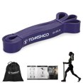 thumbnail image 1 of TOMSHOO Premium Purple Resistance Band Set (35-85lb) with Storage Bag & Manual for Strength Training & Flexibility, 1 of 6