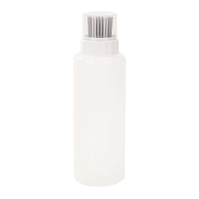 Seasoning 2 Product Category Transparent Kitchen Oil Dispenser Sprayer with Silicone Basting Brush for Cooking BBQ and Baking Easy to Use and Measure Practical Kitchen Organizer