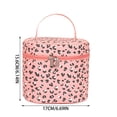 thumbnail image 3 of Dvkptbk Storage Large Capacity Travel Makeup Bag,Portable Cosmetic Bag Imitation Leather Osmetic Bag Large Opening Design Makeup Organizer Bag Home Essentials, 3 of 3