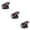 thumbnail image 4 of relayinert Classy And Durable PU Belt For Men Wear-resistant And Fine Workmanship Coffee Coffee 110cm 3Set, 4 of 6