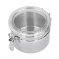 thumbnail image 4 of Stainless Steel Sealed Can, Anti Rust Stainless Steel Food Storage Container Convenient  For Biscuits For Tea Small 900ml,Medium 1300ml,Large 1600ml,Extra Large 2100ml, 4 of 8