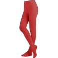 thumbnail image 1 of ORUYROP Women's Solid Colored Opaque Microfiber Footed Tights, 1 of 7