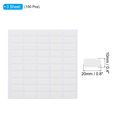 thumbnail image 2 of Double Sided Sticky Dot 0.8X0.4 Inch / 20X10mm, 150 Pcs Removable Clear Sticky Tack Rectangle Putty, 2 of 6