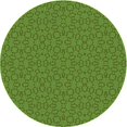thumbnail image 1 of Ahgly Tapis d'Intérieur Lavable en Machine Rond Vert Algue, 5 Pieds Rond, 1 of 7