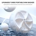 thumbnail image 4 of Folding Washing Machine Portable Mini Turbo Washer For Socks Panties Dorm Lazy Machine One Size Plastic Washer K-995, 4 of 9