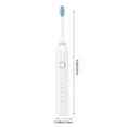 thumbnail image 3 of Toothbrush Toothbrush With 8 Brush Heads 6 Cleaning Modes Upgraded Toothbrush Longer Life Faster Chargin, 3 of 9