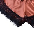 thumbnail image 3 of SAYOO Women's Sleeping Pajamas Set,Soft Touch Patchwork Sling Bra+Smooth Briefs, 3 of 9