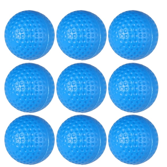KAKOWELY 20 Pcs Ballon d'Entraînement en Plastique Creux Simple Rond Ballon de Sport pour Homme Femme (Bleu),1.57"X1.57"X1.57 Pouces