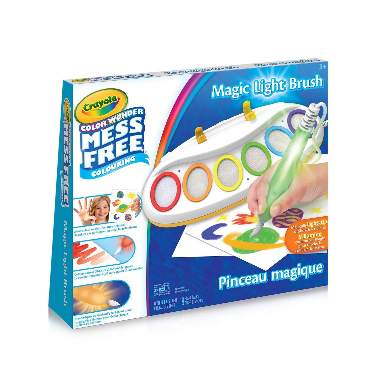 Magis Color Crayola Color Wonder Magic Light Brush, Mess Free Painting Station for ...