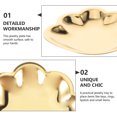 thumbnail image 4 of Stainless Steel Jewelry Tray Metal Seashell Trinket Tray Shell Jewelry Dish Trinket Dish, 4 of 8