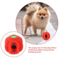 thumbnail image 4 of OULII Jouets Interactifs pour Chiens Balles Distributrices de Friandises Balle Distributrice de Friandises en Plastique Rouge Jeu Indépendant 1Ensemble, 4 of 6