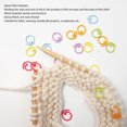 thumbnail image 3 of 50 Pcs Marqueurs de Point de Métal Marqueurs en Spirale Crochets de Crochet Multifonctions à Verrouillage Haute Résistance et Résistance à la Rouille Marque de Départ et de Fin de Points avec Marqueurs de Point de Métal Brillants, 3 of 7