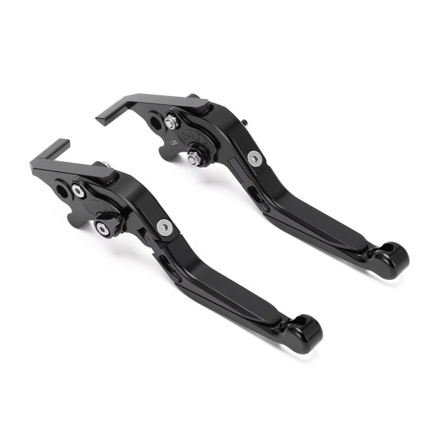 Rigid Motorcycle Brake Levers,2 Pcs Motorcycle Left Aluminum Alloy Motorcycle Brake Handles Durability Motorcycle Brake Levers Best in Class