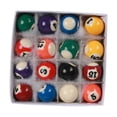 thumbnail image 4 of DYNWAVECA 16 Pieces Mini Billiard Balls Children Complete Set for Indoor Playroom Home, 4 of 10