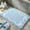 blue, variant on Plush Bow Knot Bath Mat Soft Absorbent Non-Slip Bathroom Rug Home Decor