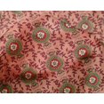 thumbnail image 4 of oneOone Silk Tabby Fabric Leaves & Floral Block Printed Craft Fabric BTY 42 Inch Wide, 4 of 4